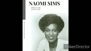 Fashion influencer Naomi Sims