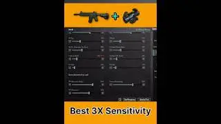 🔥 3X  Zero Recoil Sensitivity 🔥 #pubg #sensitivity