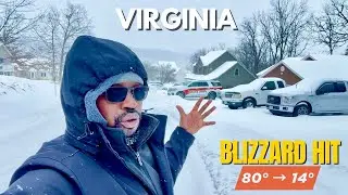 Winter Storm Fern Hit Hard ❄️ Snowed In Small-Town Virginia | Kenyan in America