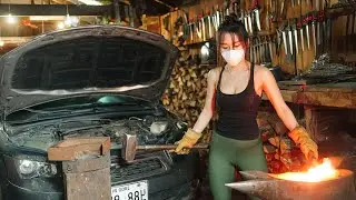 Timelapse: In 180 Day, a Genius Girl Eestored Three Abandoned Cars that Had Been Left for 15-20 Year
