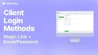 Client Login Methods (Magic Link + Email/Password)