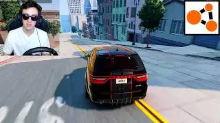 Driving A 1000HP Durango Hellcat Through The City In BeamNG.Drive!