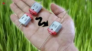 How To Make Dual Shaft DC Motor at Home | Double Shaft DC Motor
