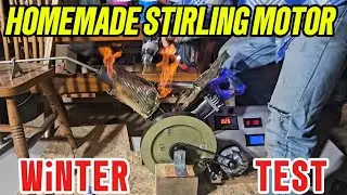 Homemade Stirling engine,  my last chance this winter