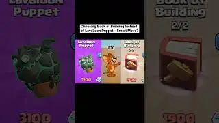 Choosing the Book Over LavaLoon Puppet 😎 - COC | #clashofclans #cocshorts #shorts