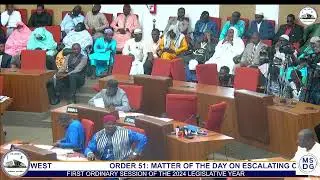 BANJUL: First Ordinary Session In The 2024 Legislative Year - Sitting of Monday 18th March.