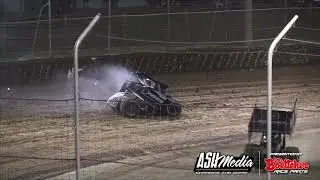 Sprintcars: Brayden Parr Rollover - Moama Speedway