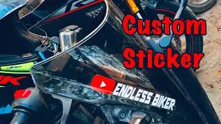 Custom Sticker For My Bike || Endless Biker