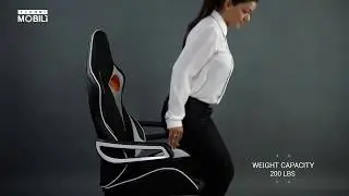 TECHNI MOBILI Racing Style Home & Office Chair / RTA-2022-BK