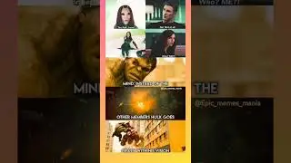 Hulk When His Mind Sees Love  | Marvel Meme #marvel #avengers #shorts