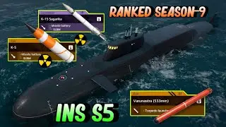 INS S5 - Ranked Season - 9 New Indian Submarine- Review / Modern Warships 
