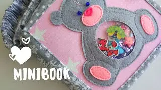 Минибук 0+. Minibook 0+. Из ткани и фетра