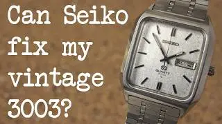Vintage Seiko 3003 Quartz Off to the Seiko Service Center