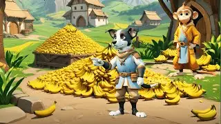 SIMON THE MONKEY and the stolen bananas - KIDS CARTOON #bedtimestories  #kidscartoons