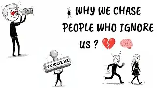 Why do we CHASE people who IGNORE us 🧠 💔? VIDEO #ytshorts #psychology #2026 #stickman #yt #behaviour