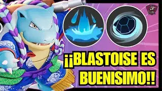 BLASTOISE ES BUENISIMO😱MEJORES OBJETOS Y MEDALLAS⭐BUILD BLASTOIS POKEMON UNITE