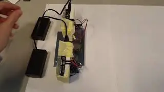 IR communications prototype set up and operation.
