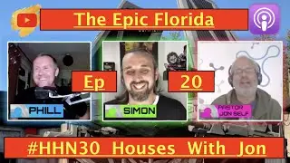 The Epic Florida Project Ep 22, #HHN30 Houses with Jon.
