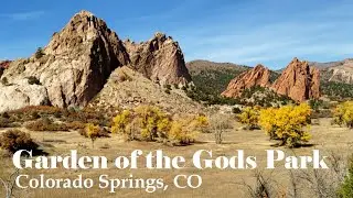Hiking around Garden of the Gods Park in the beautiful Fall (Colorado Springs, Colorado)