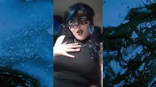 Goth outfit Tiktok compilation - alt, emo, black dress, dance, mask, elf, blue