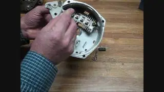 Delco-Remy GM 10Si type 6 Volt positive ground alternator conversion