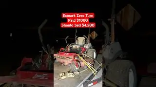 $3500 PROFIT on a mower!! #flipping #mowers #zeroturn #exmark #toro #flip #selling #shorts #fyp #fix