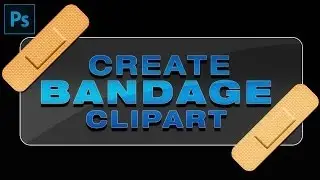 Photoshop Tutorial:How to create bandage effect using patterns and layer styles.