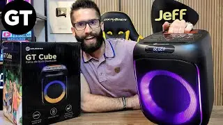 GOLDENTEC GT CUBE 250W: A LINDA CAIXA DE SOM LANÇAMENTO DA MARCA! 😵 (Unboxing/Análise)