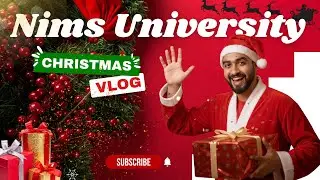 Christmas Celebration 2025 at NIMS University Jaipur! 🎄✨.   #nimsuniversity