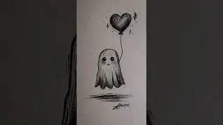 🖤🫠✏️ #shorts #drawing #sketchbook #viral #sad #cute #game #feeling