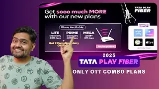 Tata Play Fiber&rsquo;s Latest OTT Combo Fiber Broadband Plans 2025 Explained🔥