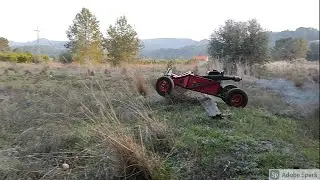 Jumping 1/5 49cc RC Buggy Handmade #shorts