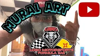 FSAE Mural Touch Up 2018 - UNM Mechanical Engineering Formula SAE
