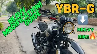 Yamaha YBR 125G Transformed! INSANE Heavy Modifications Reveal 🔥💯