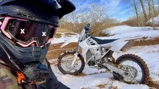 ILLEGAL SNOW SHENANIGANS ON ALTA E-BIKE!!!