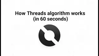 How Threads algorithm works (in 60 seconds)