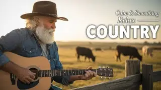 Drift Along Quiet Farmland Skies with Relaxing Country Guitar