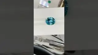 Natural Blue Zircon &ndash; Intense Color, Incredible Fire.#naturalgems #gemquality #gemstones #zircon