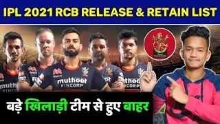 IPL 2021: RCB Retain And Released Player's List | IPL 2021 RCB Auction