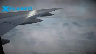[Xplane 11] HD graphics imax b777 professional landing at JUNEA