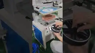 360 Round Cycle Wheels Screen Printing Machine
