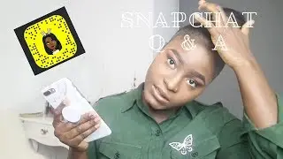 SNAPCHAT Q&A! GET TO KNOW ME TAG| PATIENCEEPETER