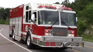 Taylor Fire Department Rescue 95 Responding