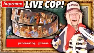 I Will CRASHOUT If I Don't Cop This Supreme Belt! (Live Cop)