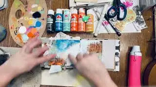 @GetMessyArt with @sophiedecort9021 and @plaidcrafts