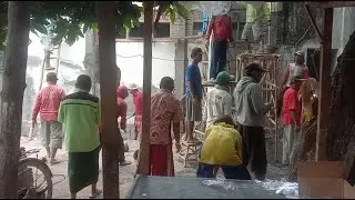 [ASMR] KULI JAWA PROFESIONAL RENOVASI RUMAH (SUARA PALU, SKOP, ADUK SEMEN, AMPLAS, GERGAJI)
