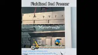 Yurnfreeze Fluidized Bed Freezer Installation | IQF Freezing for Fruits, Vegetables & Seafood