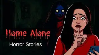 3 Home Alone Horror Stories | Animated Horror Stories In Hindi | Hindi Horror Stories 