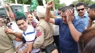 PDP Workers Protest in Jammu