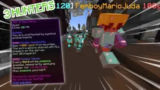 Minecraft Manhunt In Hypixel Pit! 3 Hunters Ft BlackPalladino, Sammh, And Del